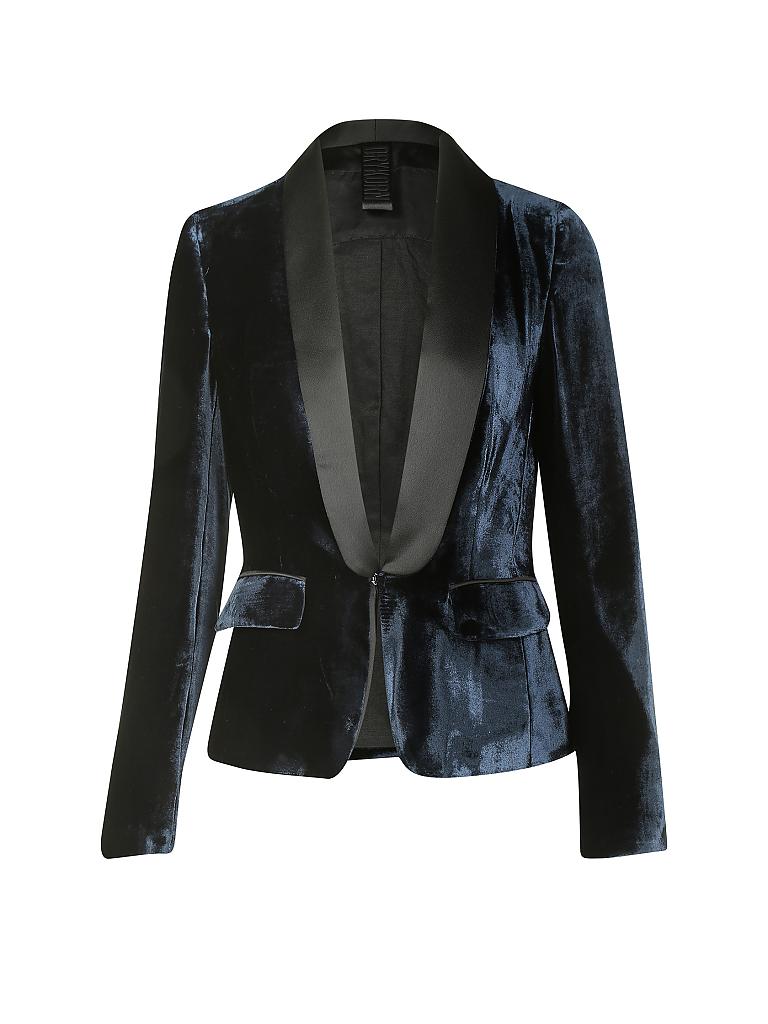 DRYKORN | Samt-Blazer "Blaine" | blau