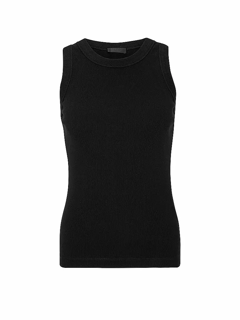 DRYKORN | Tanktop Tight Fit Olina | schwarz