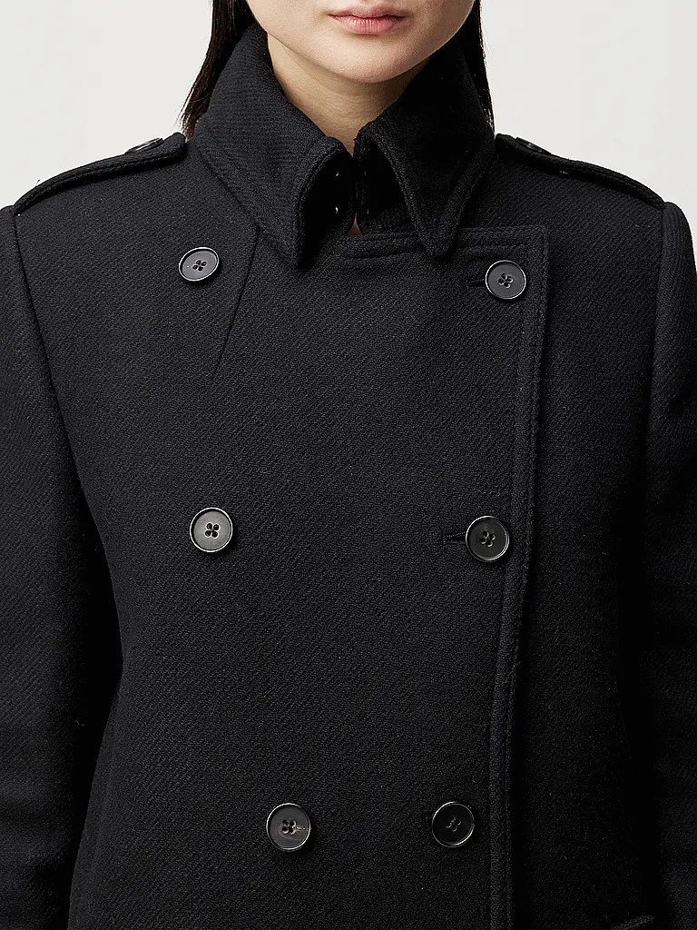 DRYKORN | Wollmantel PIETHILL | schwarz