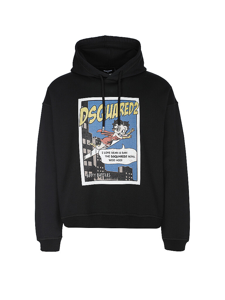 DSQUARED2 Kapuzensweater - Hoodie schwarz | L