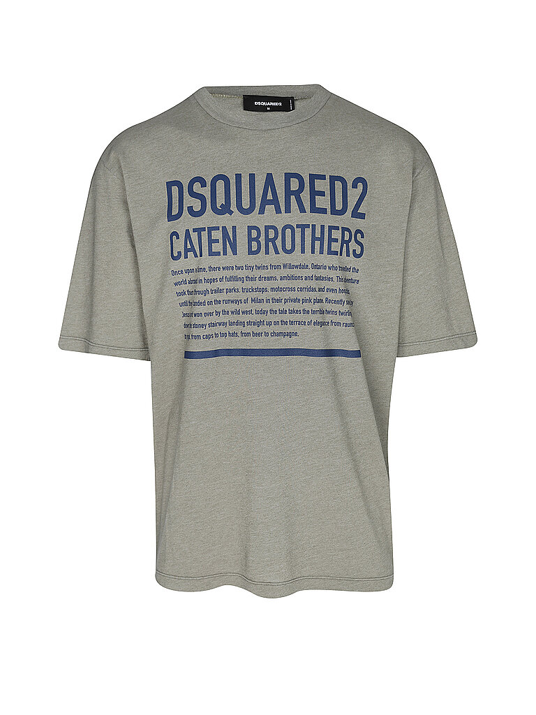 DSQUARED2 T-Shirt Loose Fit grau | M