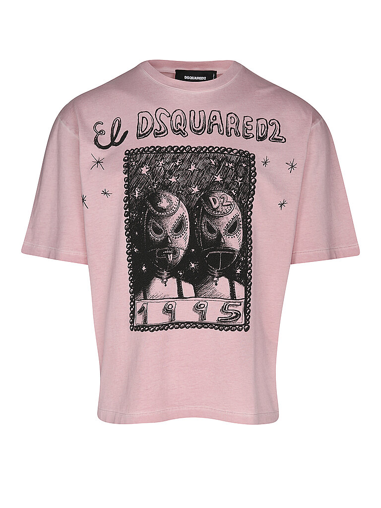 DSQUARED2 T-Shirt rosa XL herren