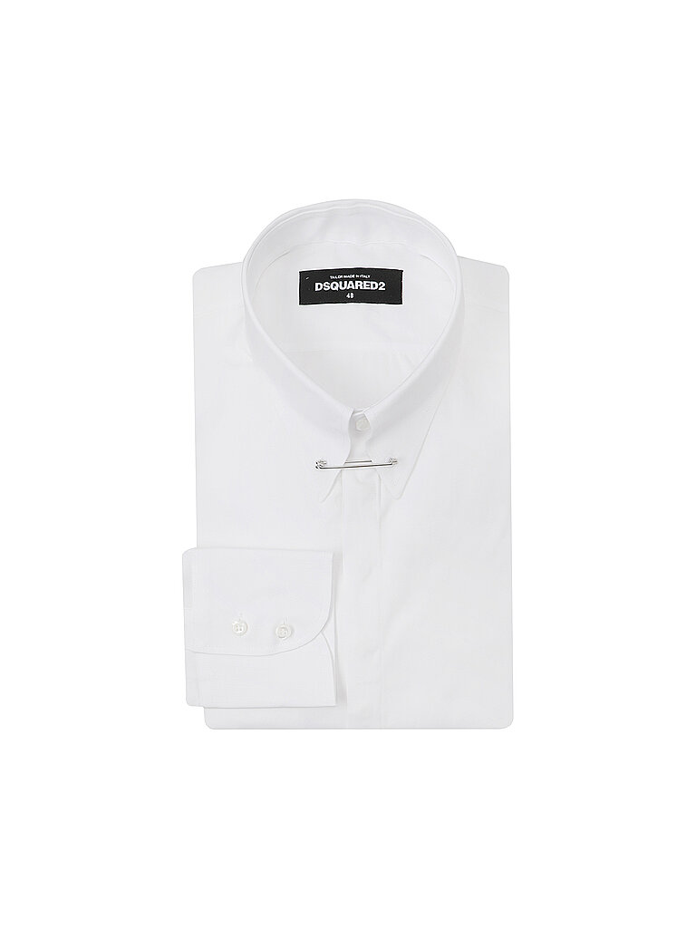Hemd Slim Fit weiss 48 herren