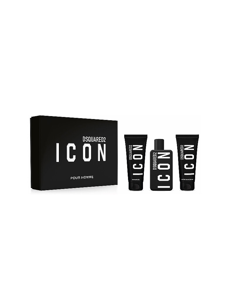 DSQUARED2 Geschenkset - Icon Pour Homme Eau de Parfum, Shower Gel, After Shave Balm 3x100ml