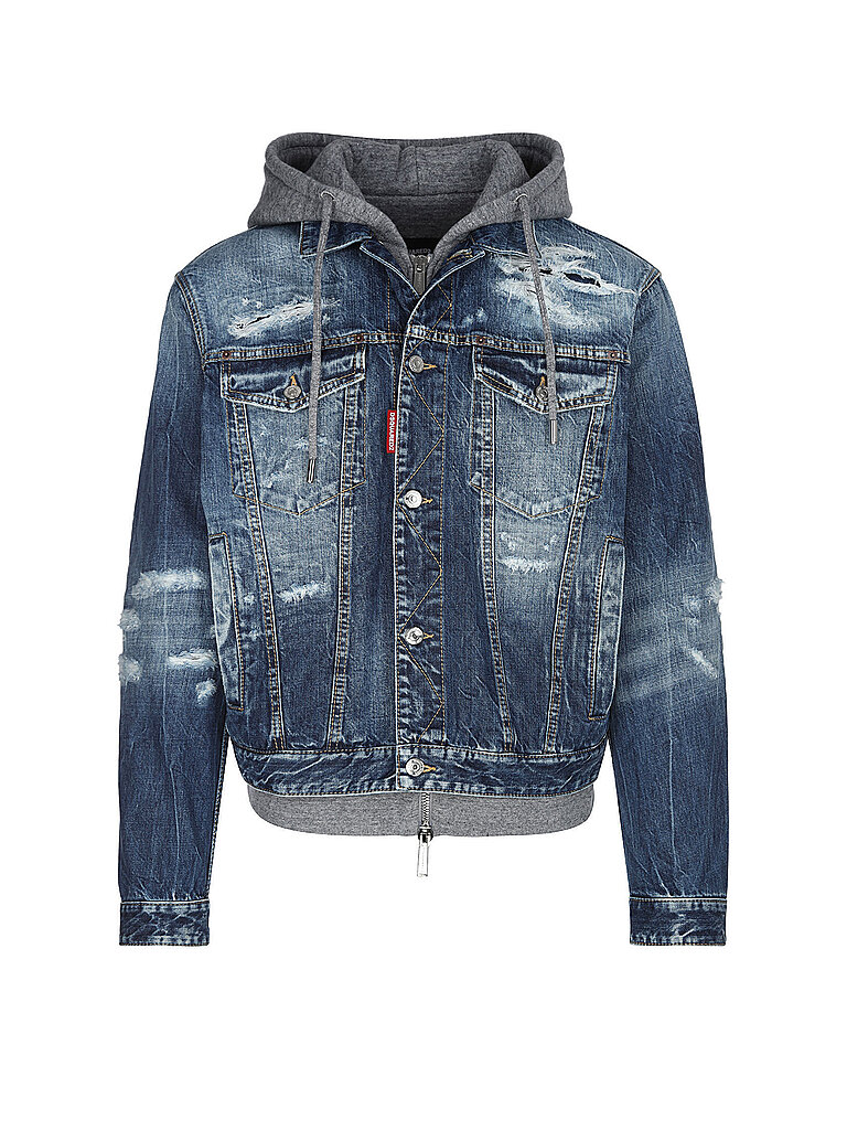 Jeansjacke blau L herren