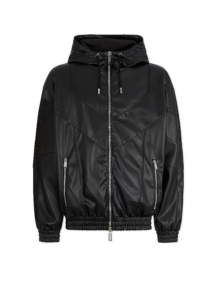 DSQUARED2 Jacke in Lederoptik  schwarz | 48