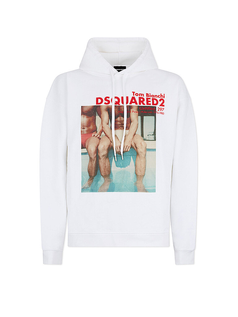 DSQUARED2 Kapuzensweater - Hoodie weiss | XL