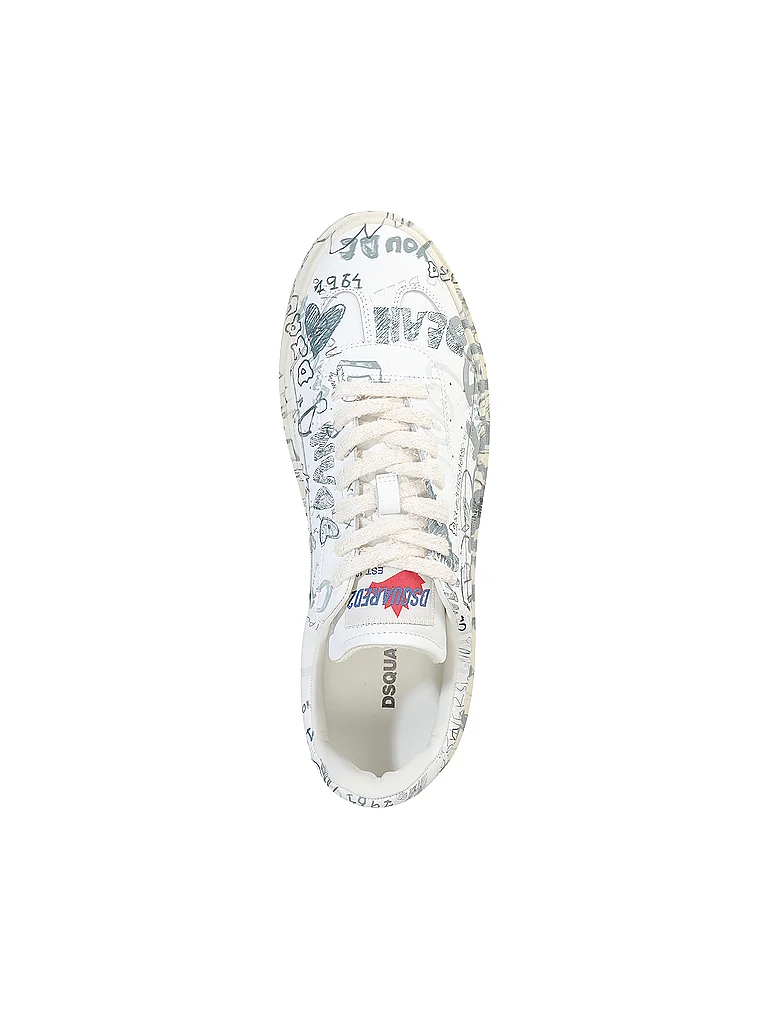 DSQUARED2 Sneaker RIDER weiss   42 herren 2