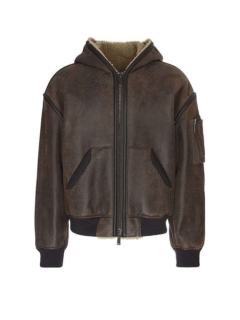 DSQUARED2 Lederjacke braun | 50