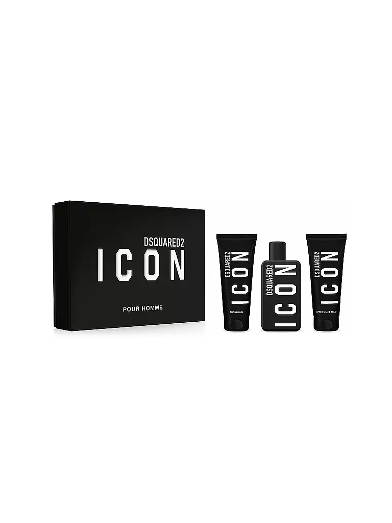 DSQUARED2 | Geschenkset - Icon Pour Homme Eau de Parfum, Shower Gel, After Shave Balm 3x100ml | keine Farbe