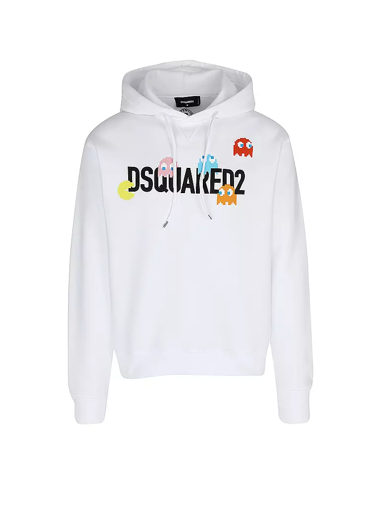 DSQUARED2 | Kapuzensweater - Hoodie PACMAN | weiss