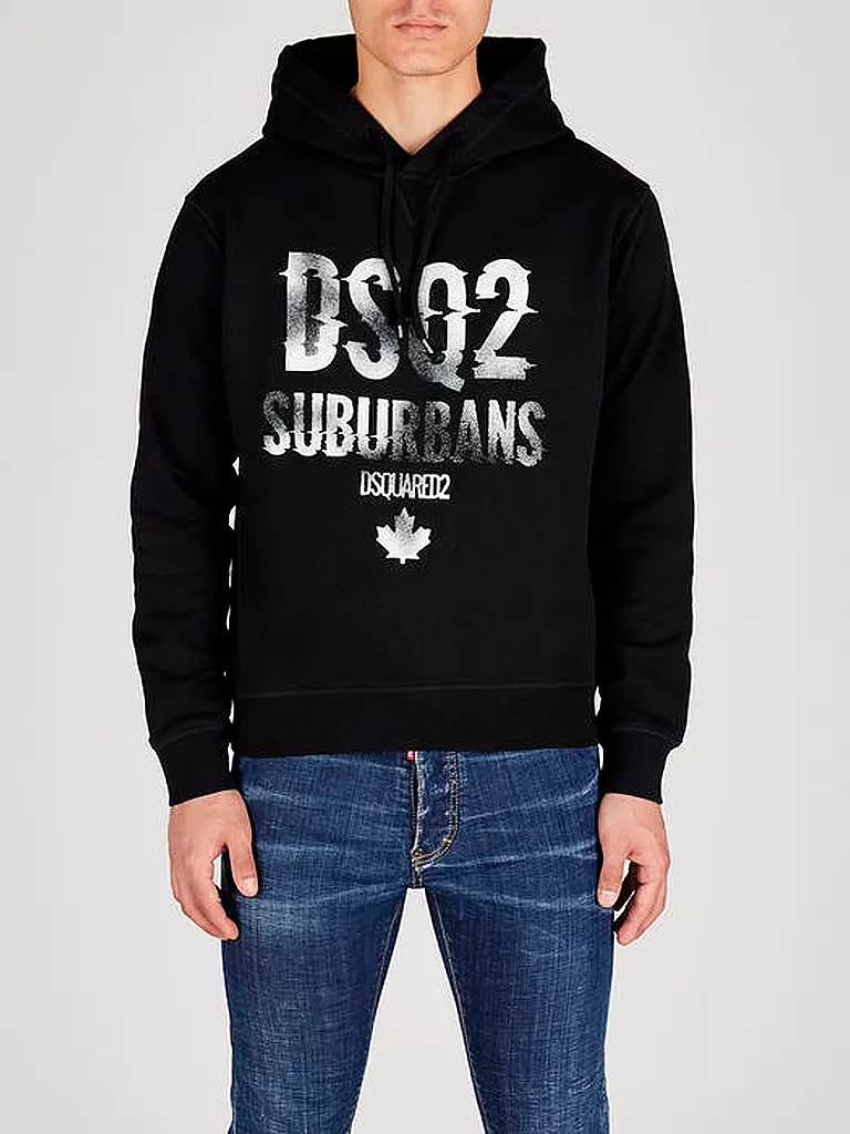 DSQUARED2 | Kapuzensweater - Hoodie | schwarz