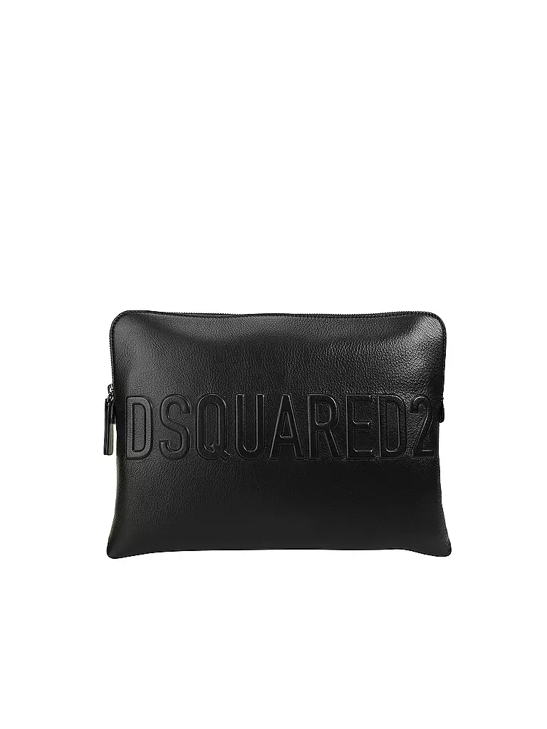 DSQUARED2 | Ledertasche - Pouch | schwarz