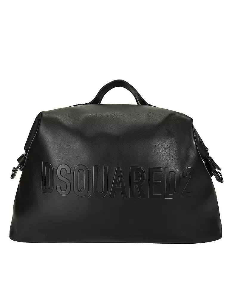 DSQUARED2 | Ledertasche - Weekender VITELLO | schwarz