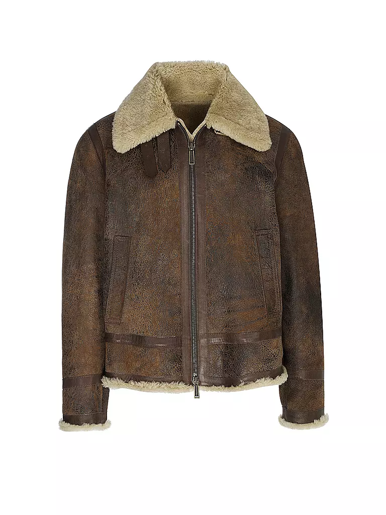 DSQUARED2 | Shearling Jacke | braun