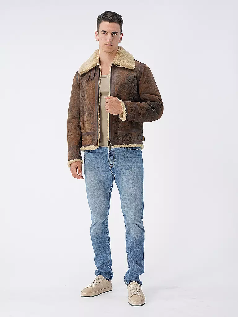 DSQUARED2 | Shearling Jacke | braun