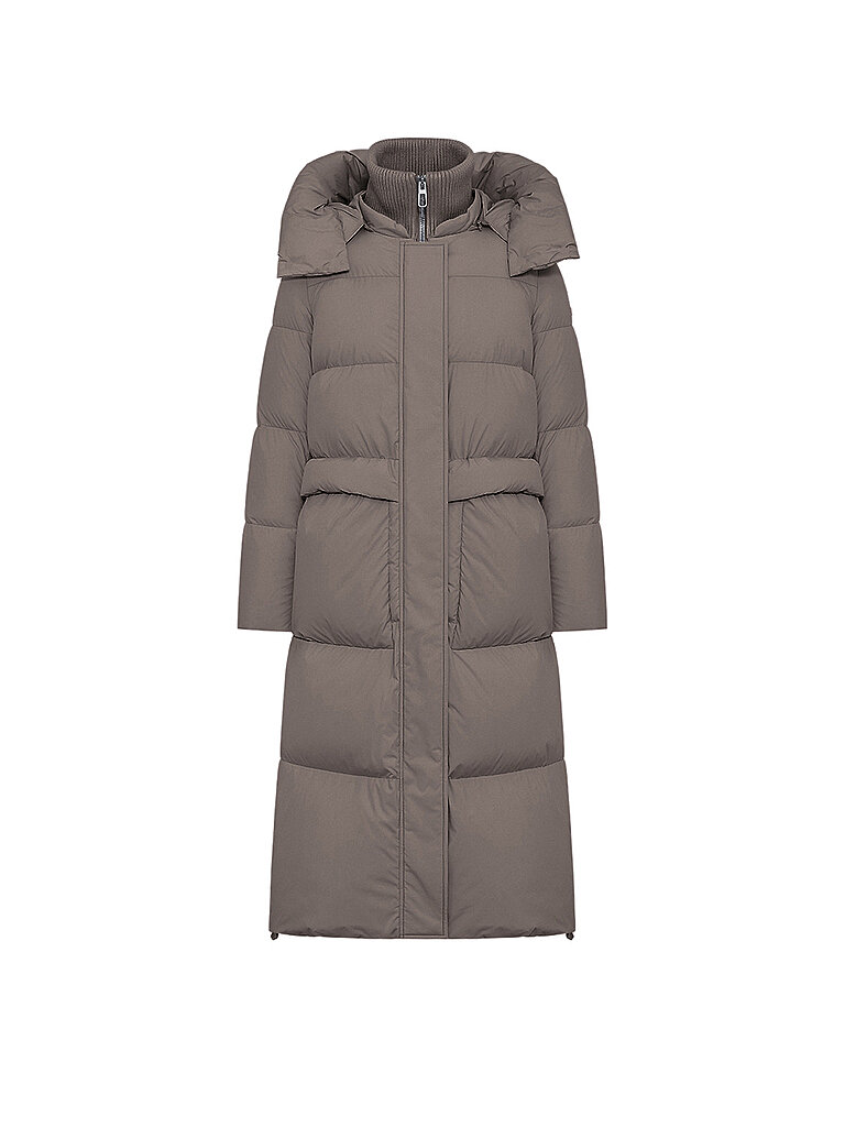 DUNO Daunensteppmantel FULLY APRICA hellbraun | 40