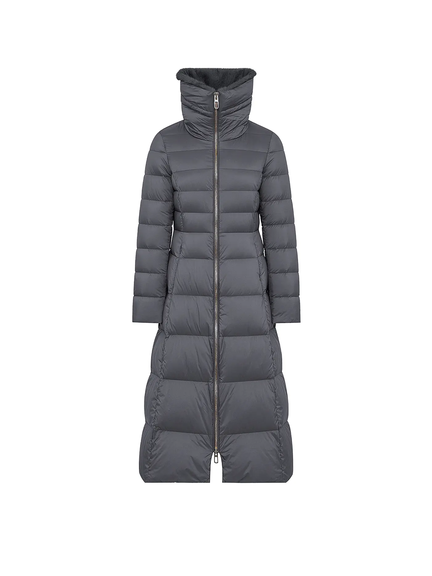 DUNO | Daunensteppmantel MELROSE | grau