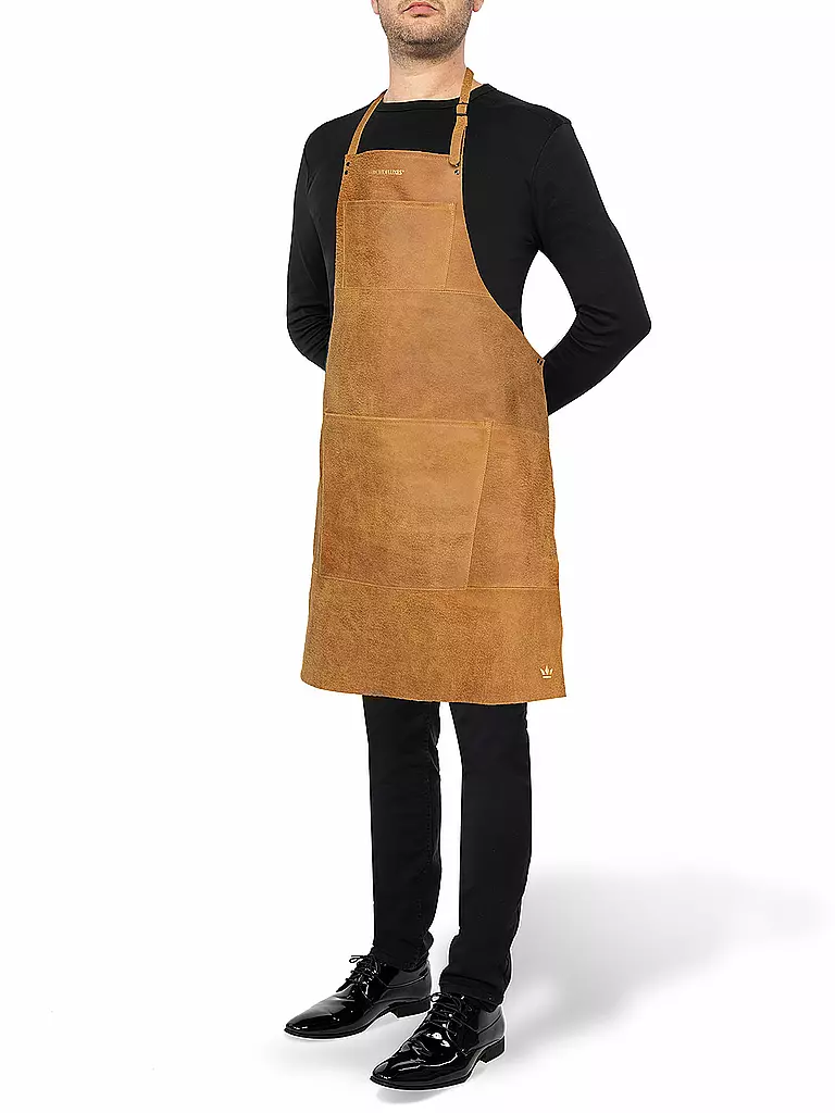 Leatherface Kostüm Number Seven Grillschürze Leder Mit Schweißerschürze, Schmiedeschürze Kochschürze Herren