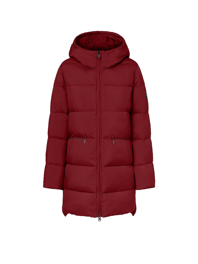 ECOALF Steppmantel MARANGU  dunkelrot | L