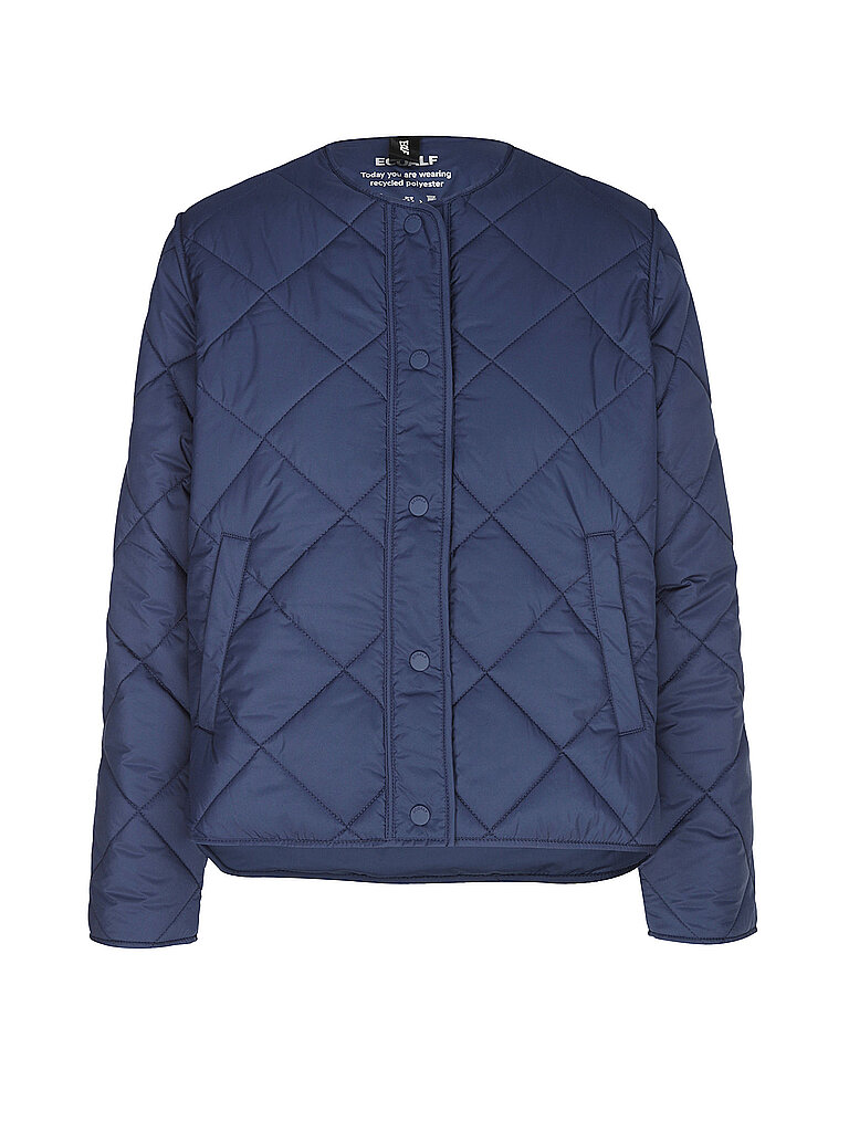 Ecoalf Veste Musa Rhomb Midnight Blue M Femme