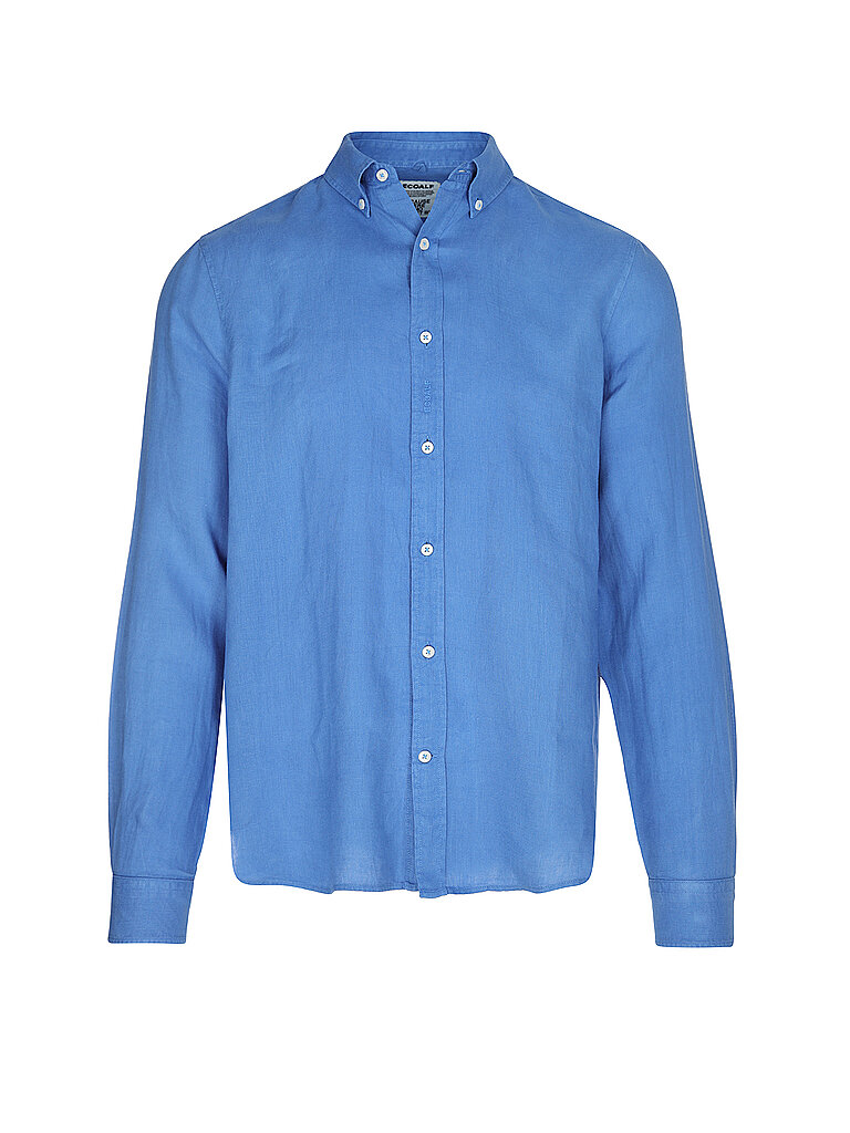 ECOALF Leinenhemd blau L herren