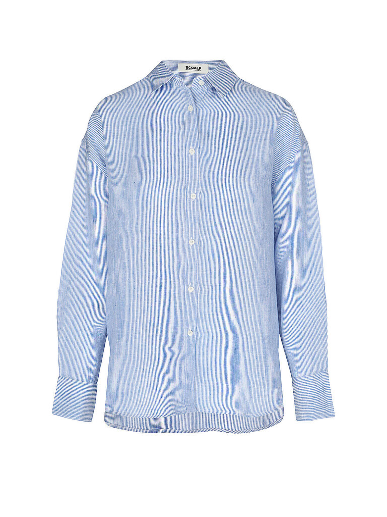 ECOALF Blusenshirt blau L damen