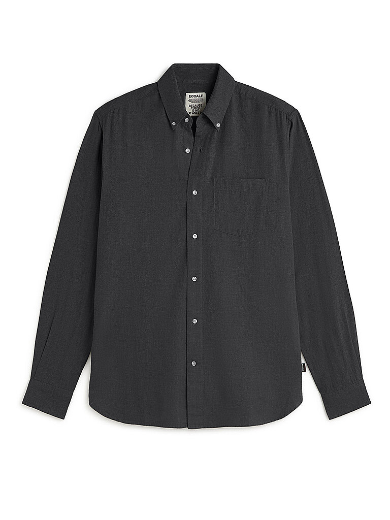 ECOALF Flanellhemd JAVIER grau | S