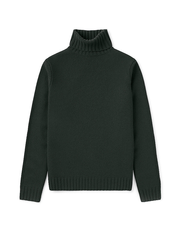 ECOALF Rollkragenpullover BRUN dunkelgrün | S