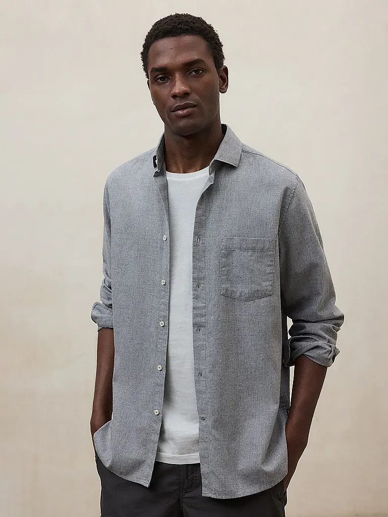 ECOALF | Hemd Regular Fit  | grau