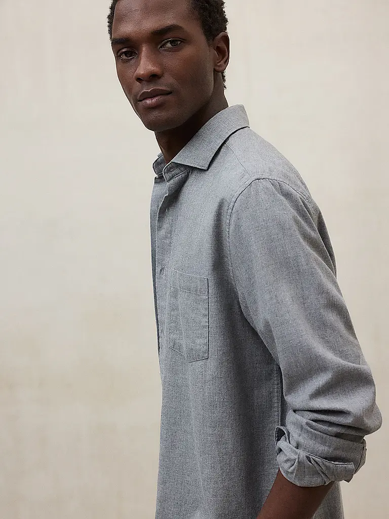 ECOALF | Hemd Regular Fit  | grau