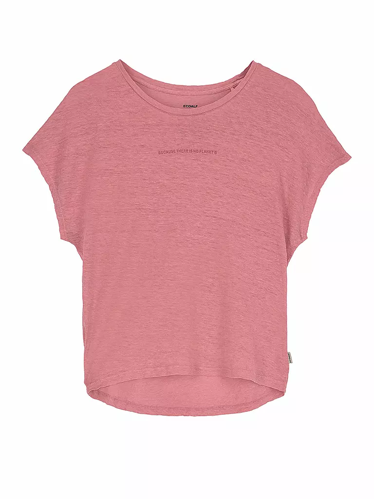 ECOALF | Leinen T Shirt Anialf | pink