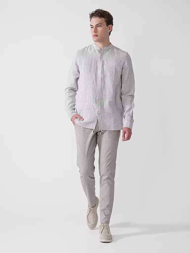 ECOALF | Leinenhemd Regular Fit DAVIDALF  | weiss
