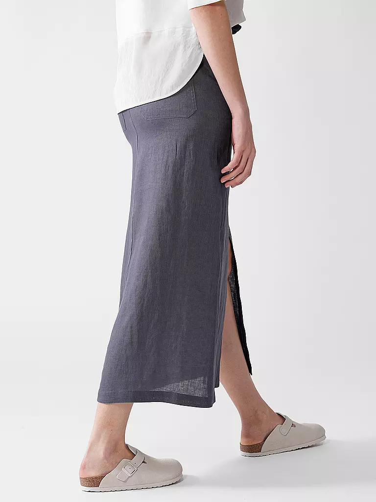 ECOALF | Leinenrock  | grau