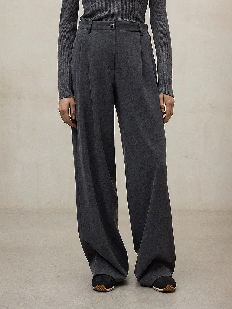 ECOALF | Marlenehose MIEL  | grau