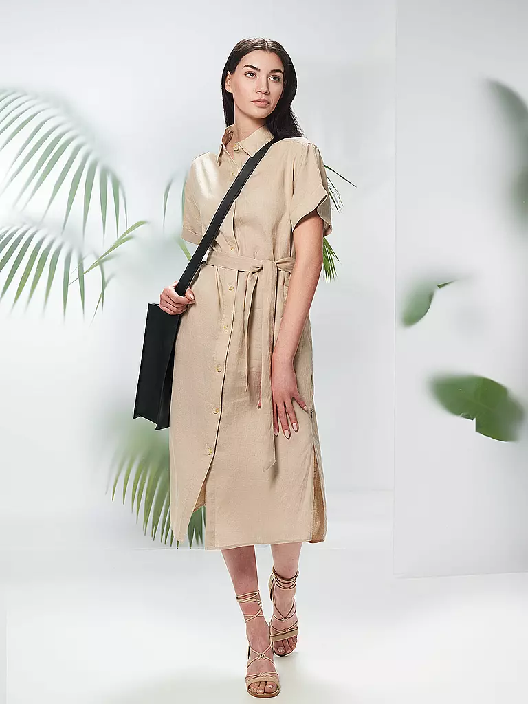 ECOALF | Midikleid Sezalf  | beige