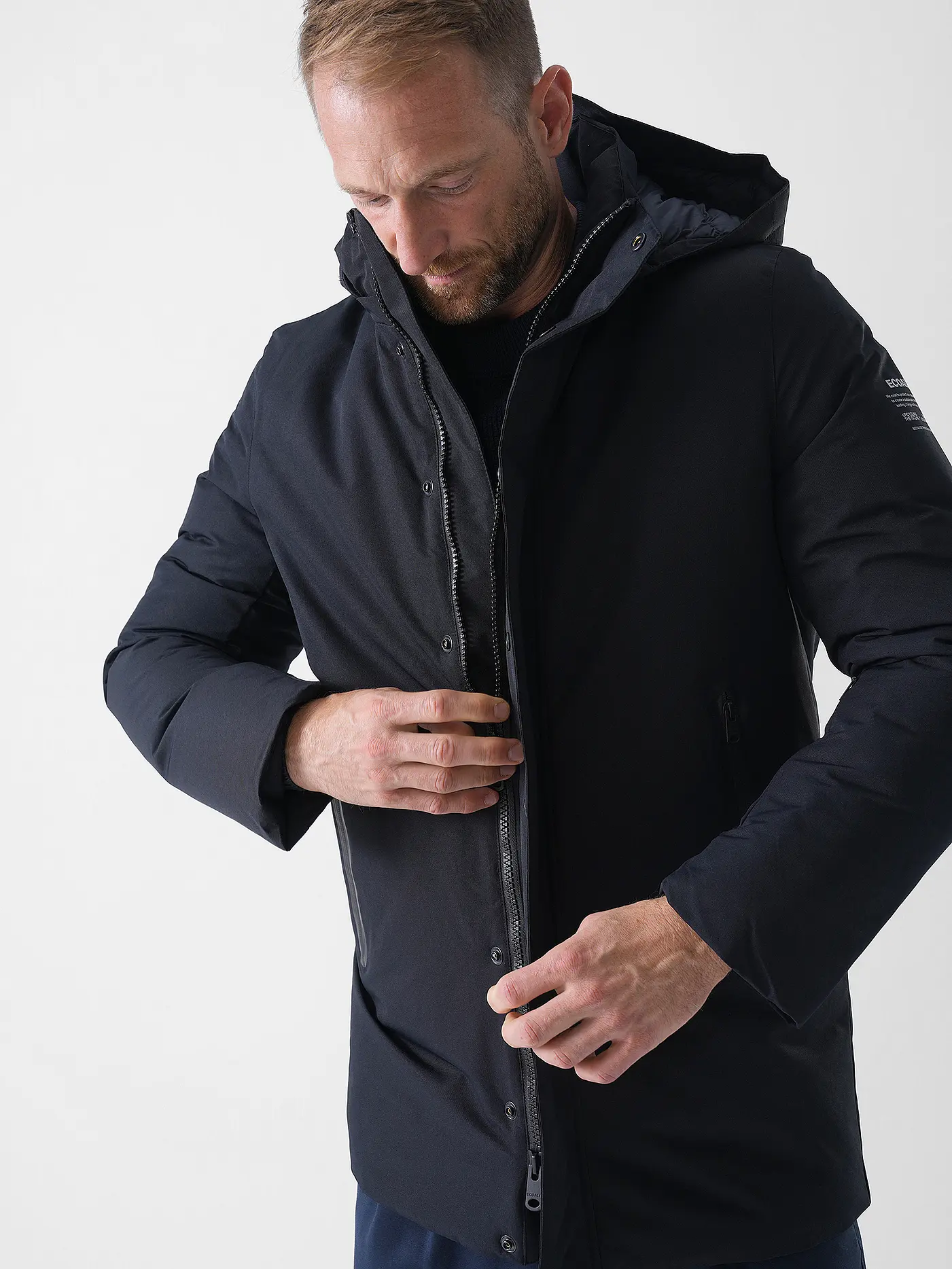 ECOALF | Parka PARKOALF | schwarz