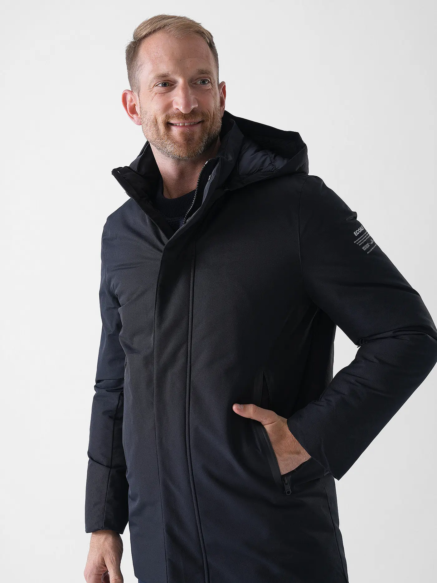 ECOALF | Parka PARKOALF | schwarz