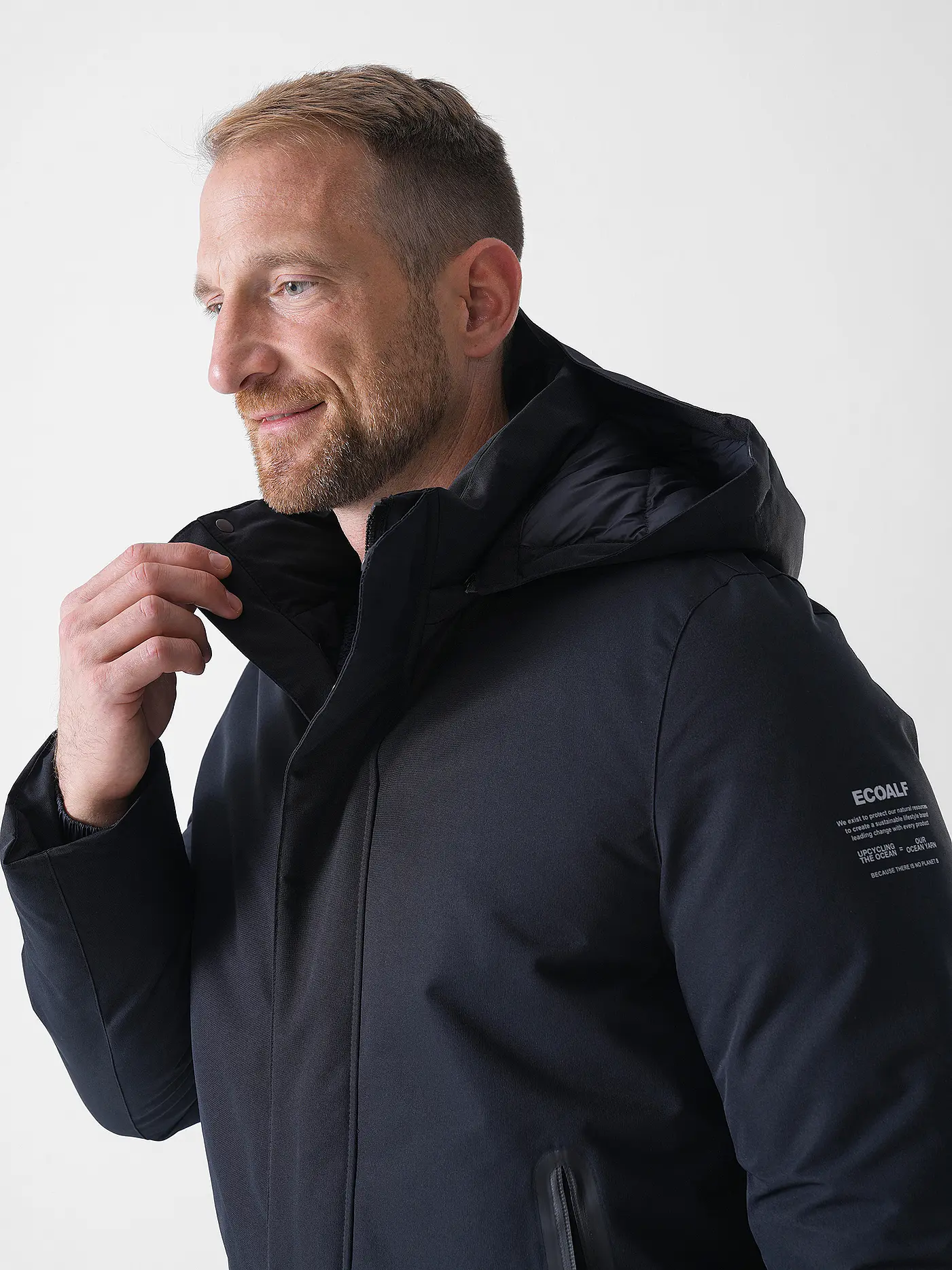 ECOALF | Parka PARKOALF | schwarz
