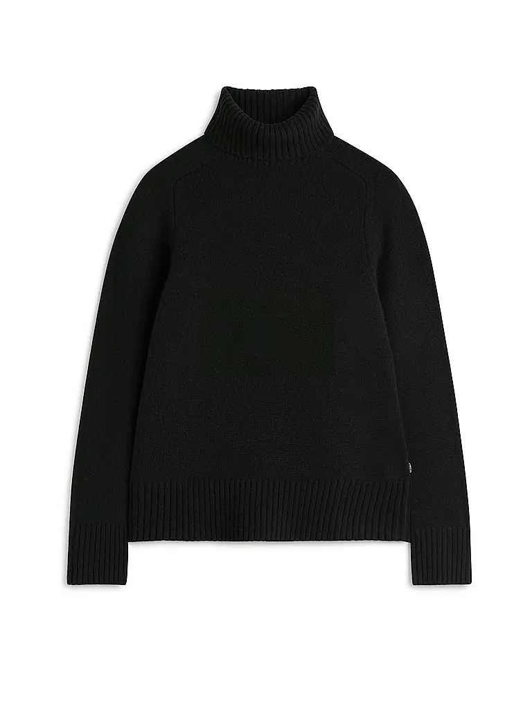 ECOALF | Rollkragenpullover  | schwarz