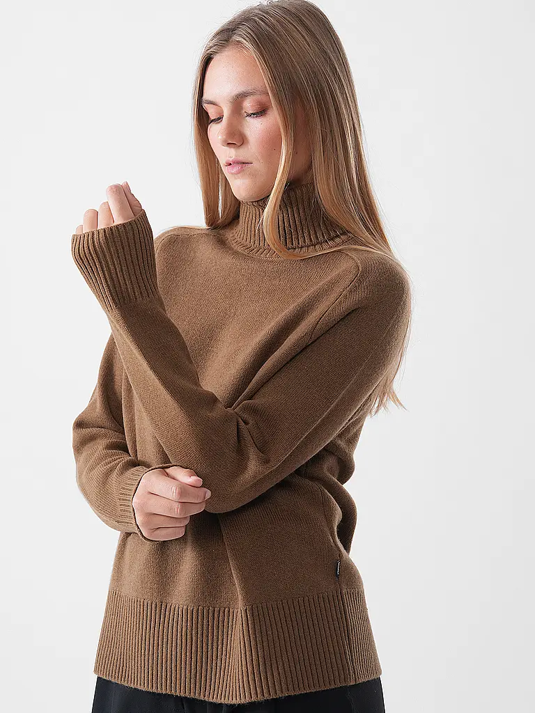 ECOALF | Rollkragenpullover  | camel