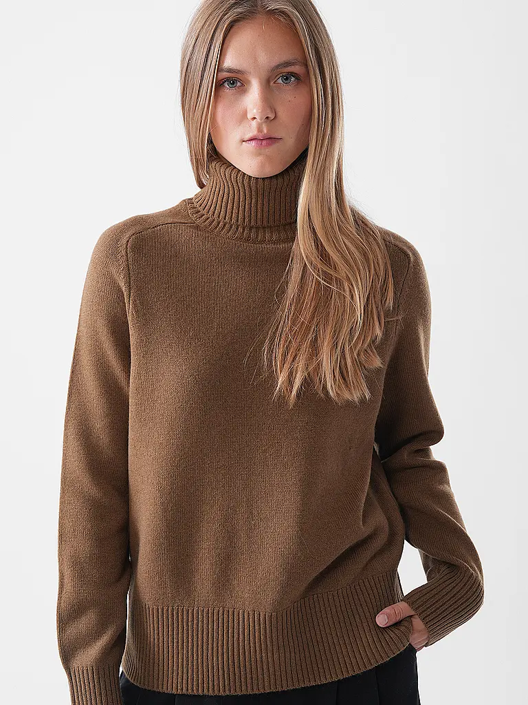 ECOALF | Rollkragenpullover  | camel