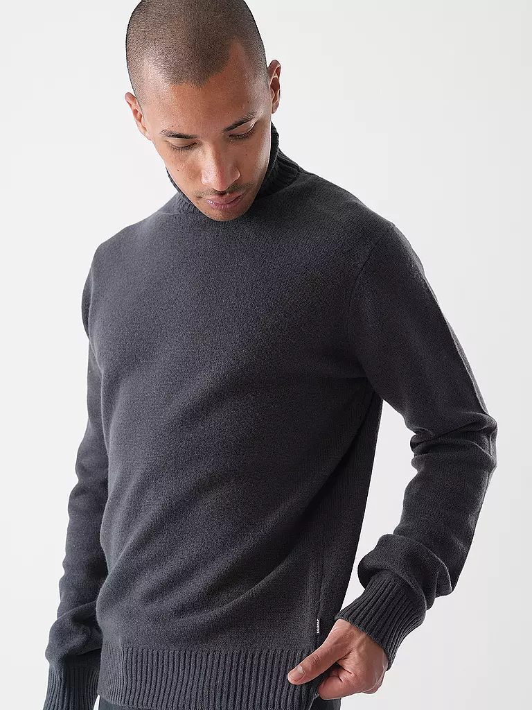 ECOALF | Rollkragenpullover | dunkelrot