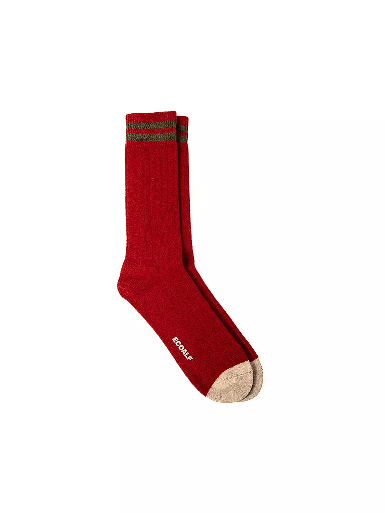 ECOALF | Socken MOUNTAIN  dark red | Dunkelrot