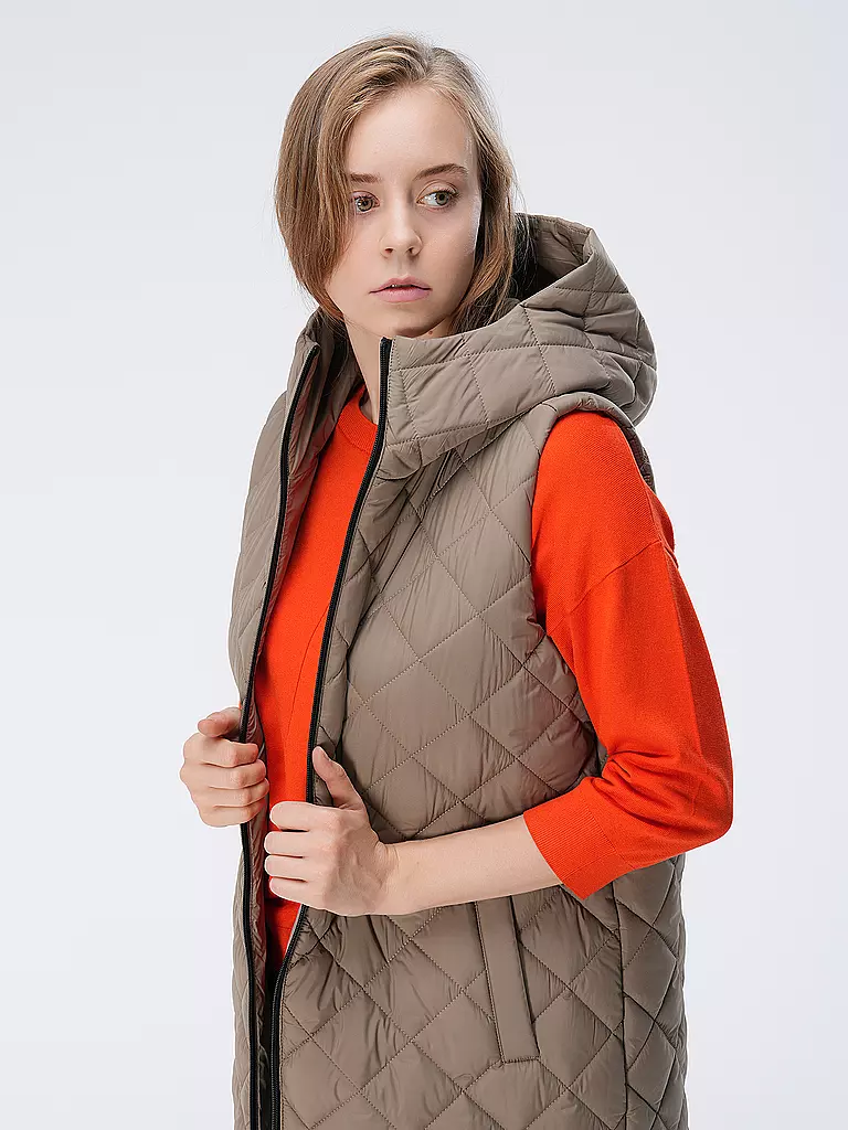 ECOALF | Steppgilet MARAALF | beige
