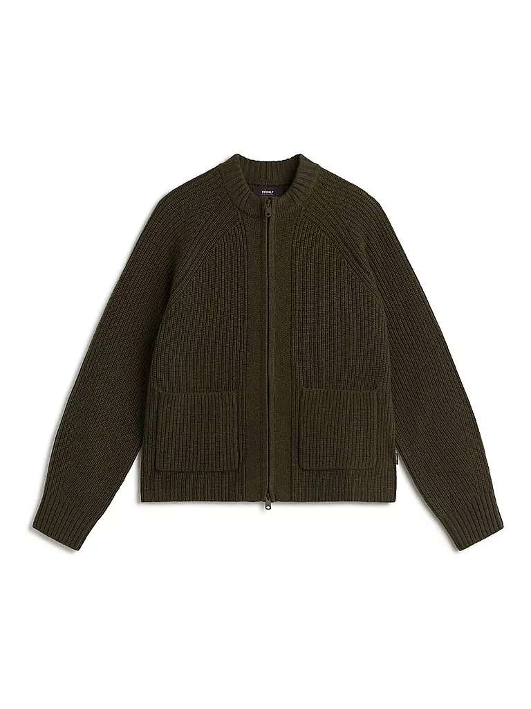 ECOALF | Strickjacke LILIUM  | olive