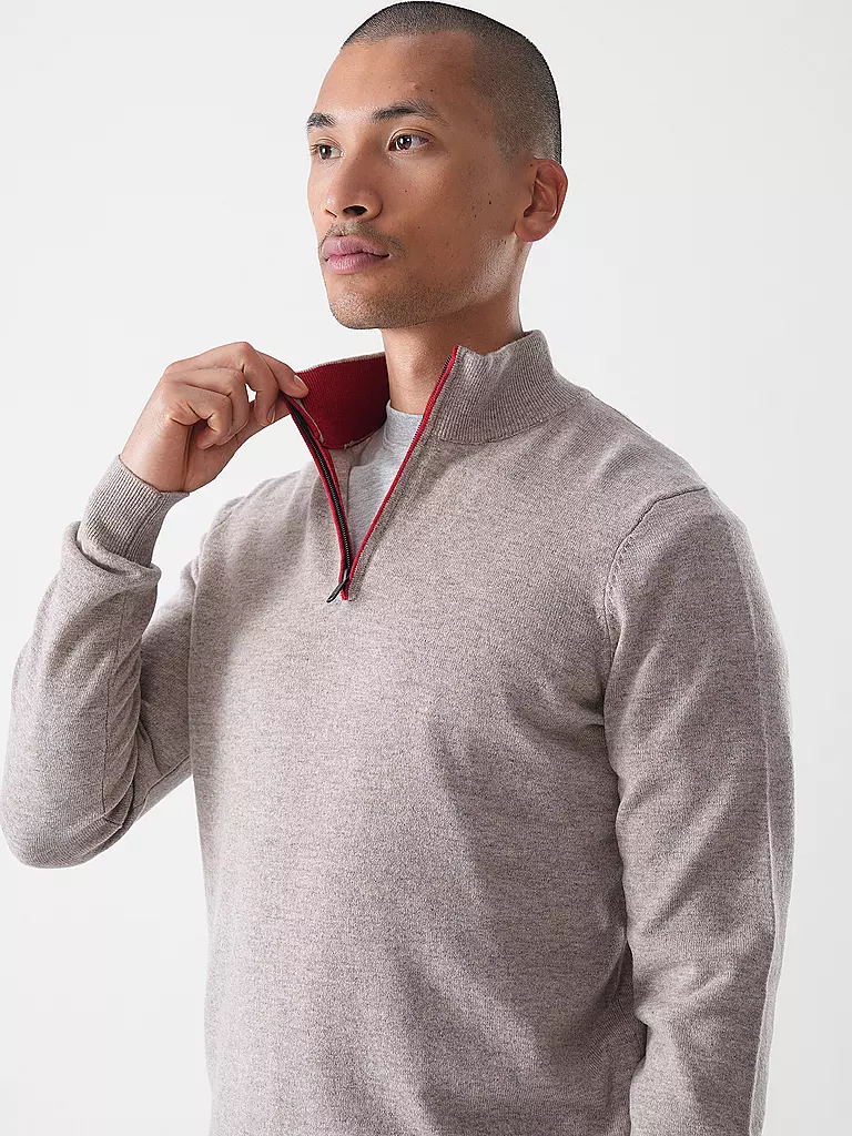 ECOALF | Troyer Pullover | dunkelblau