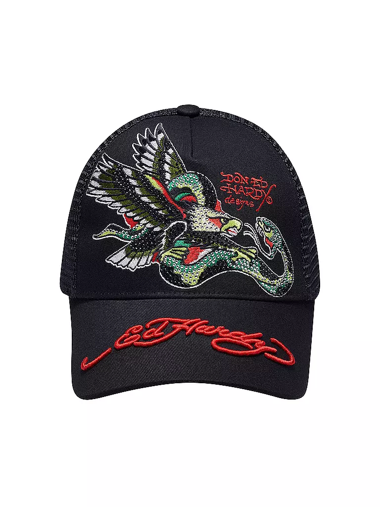 ED HARDY | Kappe EAGLE SNAKE  | schwarz