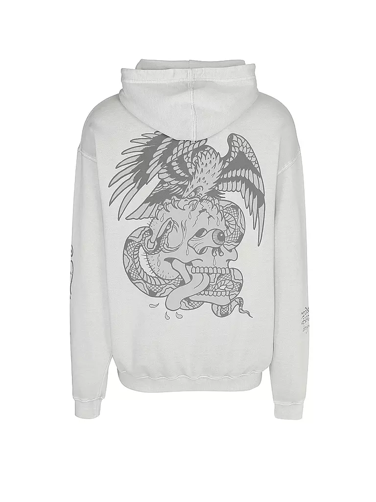 ED HARDY | Kapuzensweater - Hoodie EYE-BALL | hellgrau