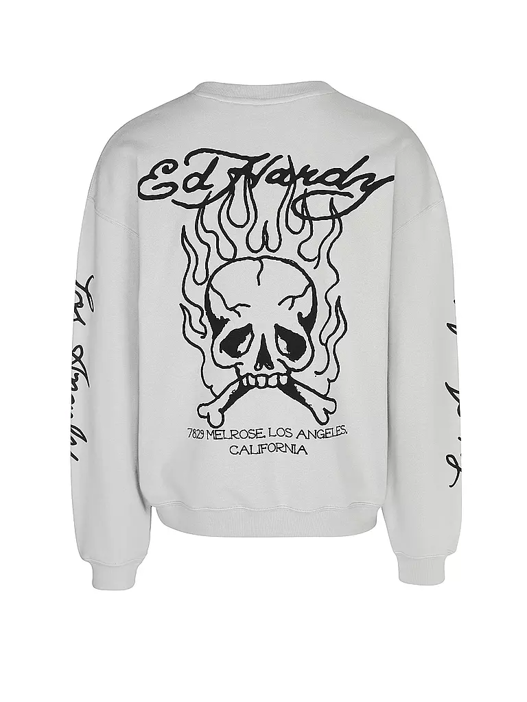 ED HARDY | Pullover MONO FLASH SHEET | grau